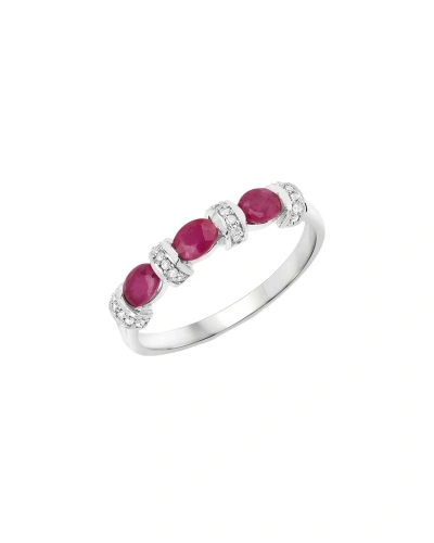 Diana M. Fine Jewelry 14k 1.73 Ct. Tw. Diamond & Ruby Ring