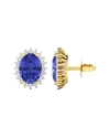 DIANA M. DIANA M. FINE JEWELRY 14K 2.56 CT. TW. DIAMOND & TANZANITE STUDS