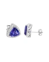 DIANA M. DIANA M. FINE JEWELRY 14K 4.62 CT. TW. DIAMOND & TANZANITE STUDS