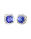 DIANA M. DIANA M. FINE JEWELRY 14K 5.98 CT. TW. DIAMOND & TANZANITE STUDS