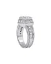 Diana M. Fine Jewelry 18k 2.83 Ct. Tw. Diamond Half-set Ring