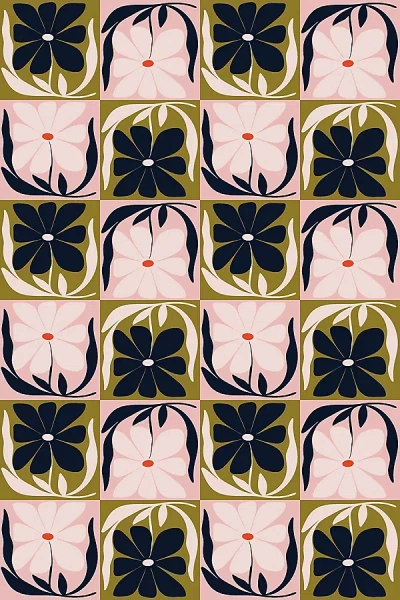 Diana Pereira For Wallshoppe Floral Chic Wallpaper In Multi
