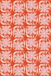 Diana Pereira For Wallshoppe Floral Chic Wallpaper In Red