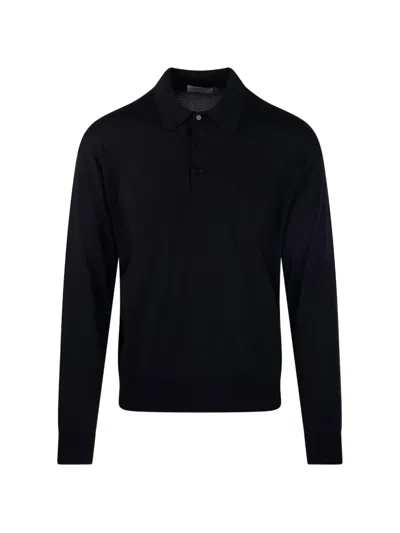 Diana Studio Buttoned Knitted Sweater In Black