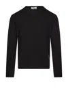 Diana Studio Classic Round Neck Cashmere Sweater For Men In Black