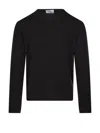 Diana Studio Classic Round Neck Cashmere Sweater For Men In Black