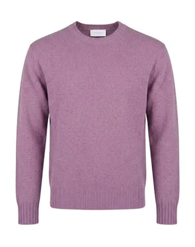 Diana Studio Man Sweater Lilac Size M Wool In Purple