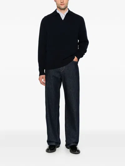 Diana Studio Open-collar Sweater In Black