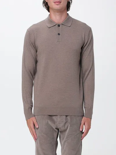 Diana Studio Polo Shirt Men Color Beige In Gray