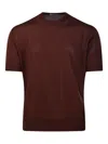 Diana Studio Round-neck T-shirt In Brown