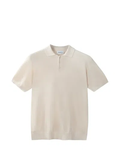 Diana Studio Short-sleeve Knitted Polo Shirt In Neutral