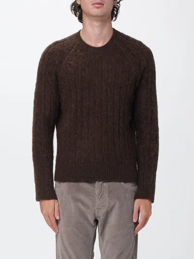 Diana Studio Sweater Men Color Burnt In Brown