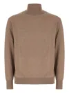 Diana Studio Turtleneck Sweater In Brown