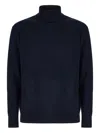 Diana Studio Turtleneck Wool Sweater In Blue