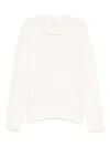 Diana Studio V-neck Sweater In White