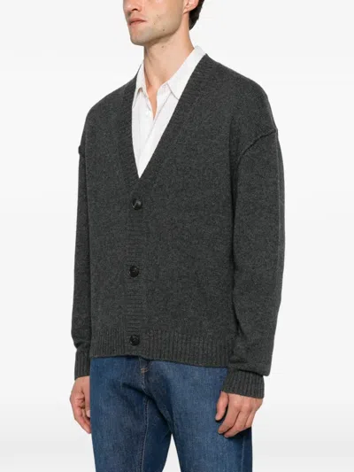 Diana Studio V-neck Button-up Cardigan In Gray