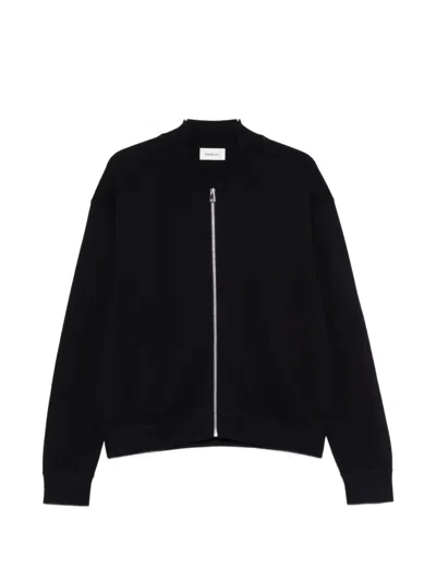 Diana Studio Zip-up Jacket In Black