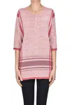 Diane De Clercq Serafino Style Pullover In Dark Pink