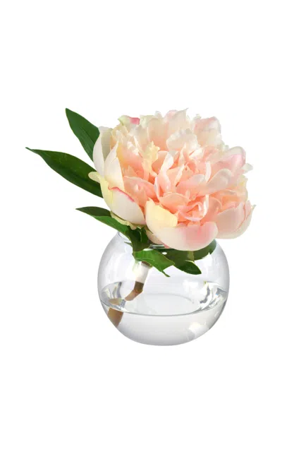 Diane James Designs Peony Vase In Pink