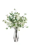 Diane James Designs White Blossoms And Leaves Bouquet