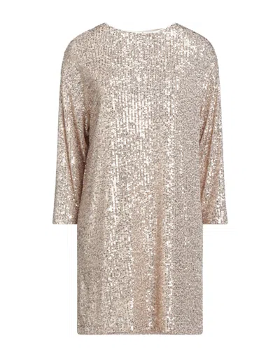 Diane Krüger Short Dresses In Beige