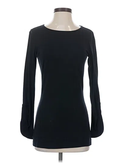 Pre-owned Diane Von Furstenberg 3/4 Sleeve T-shirt In Black