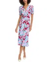 Diane Von Furstenberg Abana Midi Dress In Multi