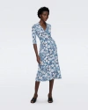 Diane Von Furstenberg Abigail Silk Jersey Midi Wrap Dress