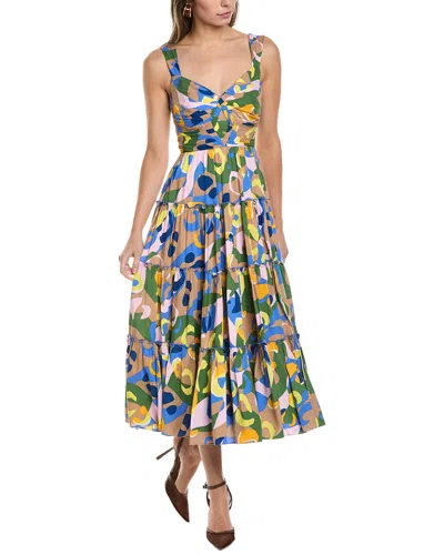 Diane Von Furstenberg Achilles A-line Dress In Brown