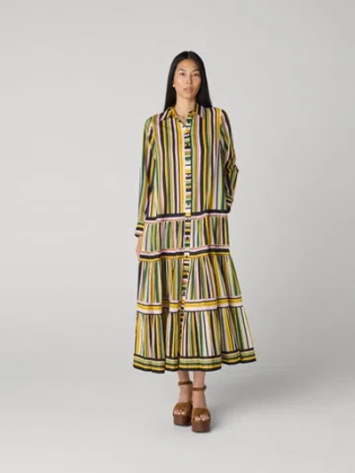 Diane Von Furstenberg Adalena Dress In Multi