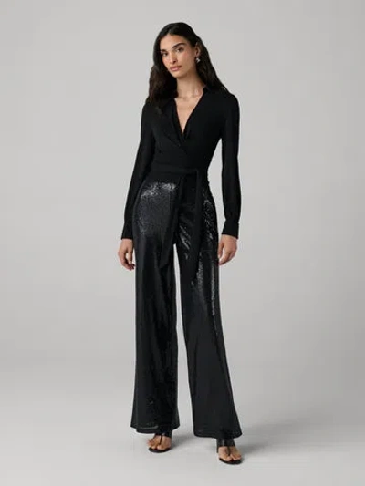 Diane Von Furstenberg Adelina Pants In Black