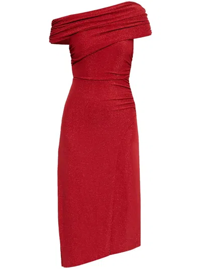 Diane Von Furstenberg Agustin Dress In Red