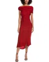 Diane Von Furstenberg Agustin Midi Dress In Multi