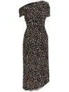 Diane Von Furstenberg Agustin Midi Dress In Schwarz