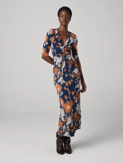 Diane Von Furstenberg Alba Dress In Multi