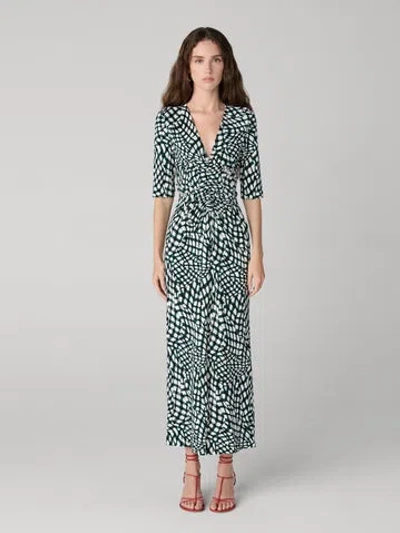 Diane Von Furstenberg Alba Dress In Multi