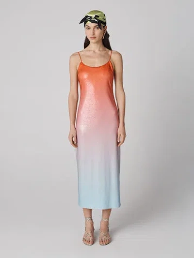 DIANE VON FURSTENBERG ALESSA OMBRE DRESS