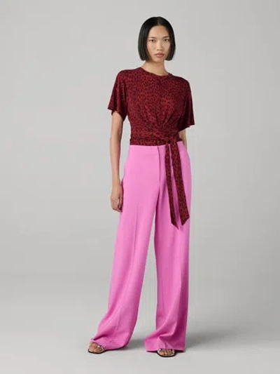 Diane Von Furstenberg Alexander Pant In Pink