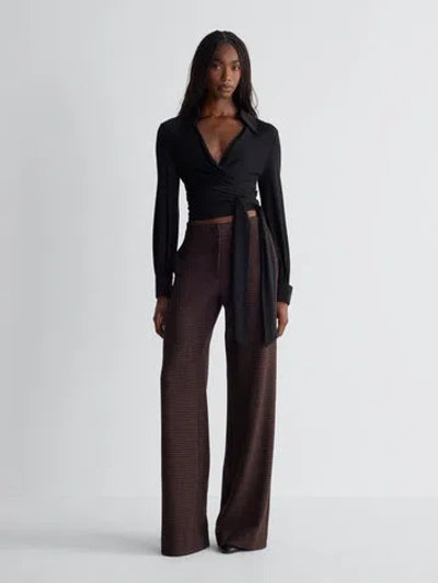 Diane Von Furstenberg Alexander Pant In Brown