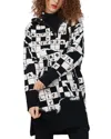 Diane Von Furstenberg Alvah Knit Jacquard Top