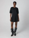 Diane Von Furstenberg Amelia Mini Dress In Black