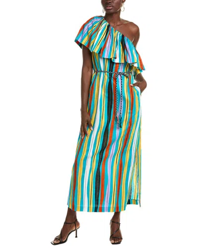 DIANE VON FURSTENBERG DIANE VON FURSTENBERG AMRITA LINEN-BLEND MIDI DRESS