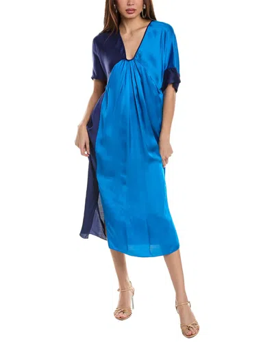 Diane Von Furstenberg Ange Shift Dress In Blue