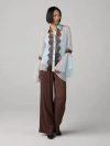 Diane Von Furstenberg Angela Blouse In Multi