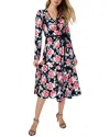 Diane Von Furstenberg Monika Wrap-effect Floral-print Crepe De Chine Maxi Dress In Pink