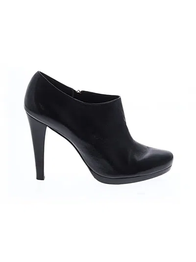 Pre-owned Diane Von Furstenberg Ankle Boots In Black