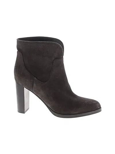 Pre-owned Diane Von Furstenberg Ankle Boots In Gray
