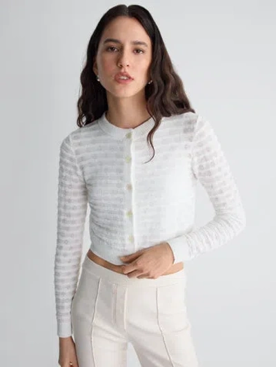 Diane Von Furstenberg Anne Cardigan In White