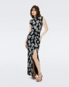 Diane Von Furstenberg Apollo Floral-print Jersey Maxi Dress