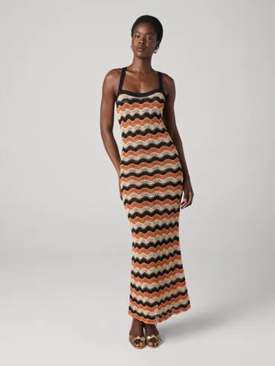 Diane Von Furstenberg Arcadia Knit Dress In Multi